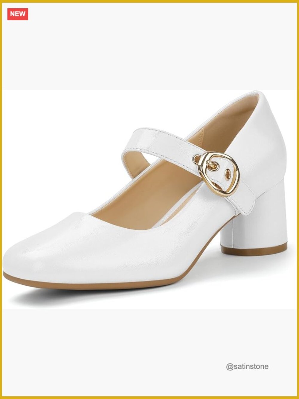 Mary Jane Pumps Chunky Block Low Heels Work Wedding Prom Dress Shoes Buckle